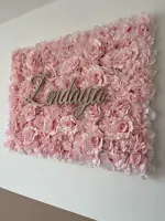 Ścianka ze sztucznych kwiatów romantyczny DIY świąteczne dekoracje ślubne sklep urodzinowy okno ściana kwiatów panele Decor dostosowane 3