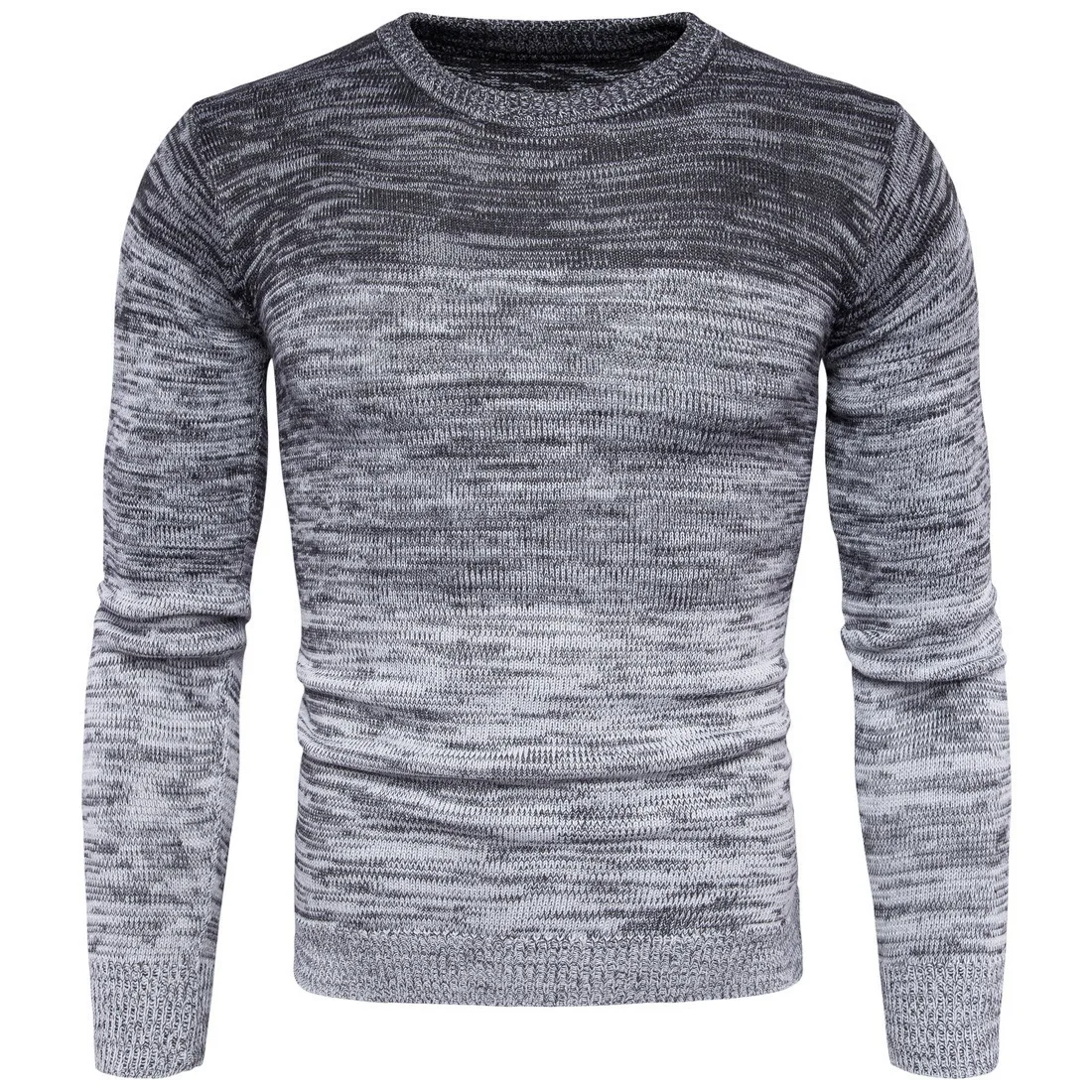 2023 New Multicolor Round Neck Sweater for Men - European and American Style Long Sleeve Autumn Clothing