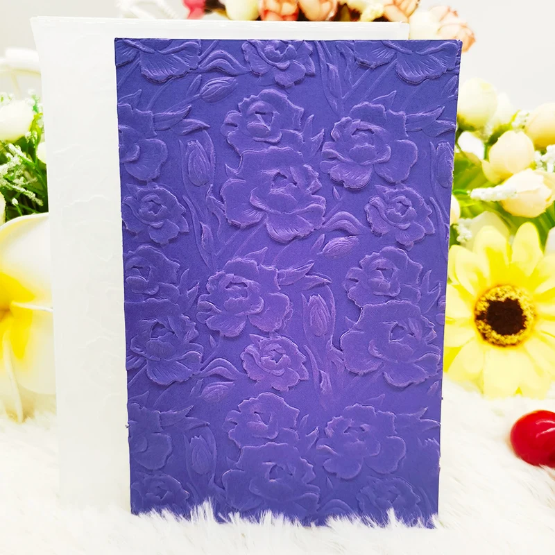 3d Embossed Folder Rose Used For Card Making Scrapbook Paper Diy Process Decoration Articles