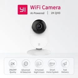 YI Pro Home 2K WiFi Smart Surveillance Camera - 3MP IP CCTV for Home Security and Monitoring