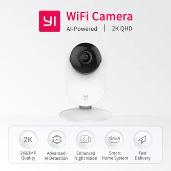 YI Pro 2K Wifi Camera IP Smart Home 2-Way Audio Baby Cam with Night Vision Surveillance Protection Indoor CCTV Video Record 1