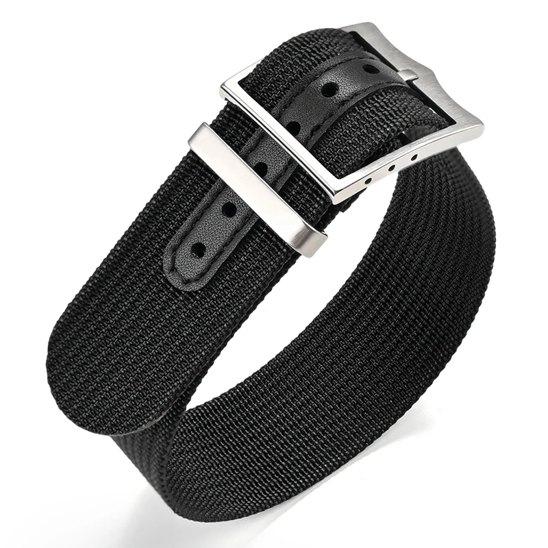 Durable Nylon Waterproof Sport Bracelet - Military-Inspired Watch Strap, No-Scratch Design