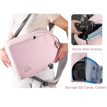 Women's Camera Backpack for Clothes Photographer Bag Laptop Backpacks With Rain Cover Tripod Catch Straps 4 Women's Camera Backpack for Clothes Photographer Bag Laptop Backpacks With Rain Cover Tripod Catch Straps