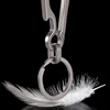 1pcs Titanium Alloy Keychain Hook Titanium Buckle Key Ring Car Accessor Waist Hanging Chain Ring Buckles Opener EDC Outdoor Tool 6