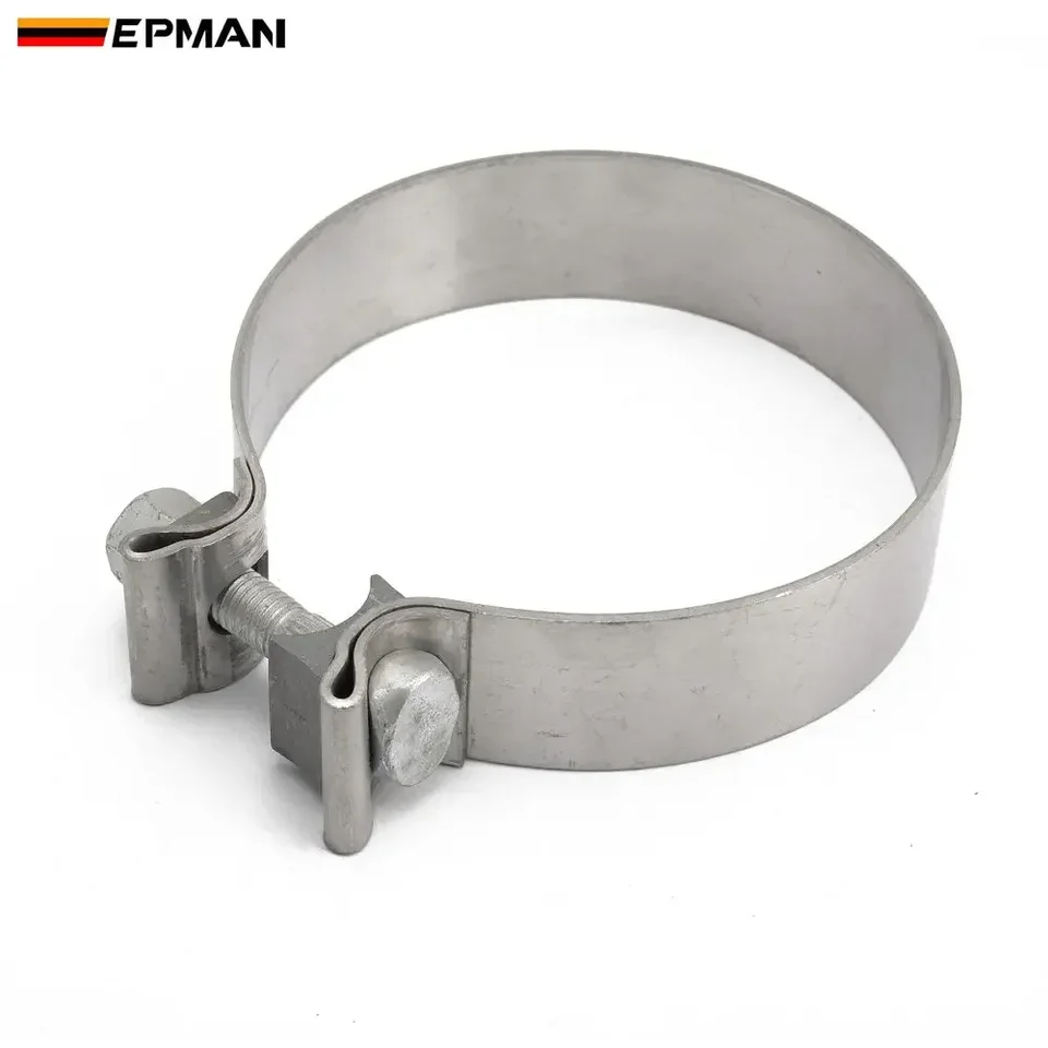 3  3inch T304 Stainless Steel SS Butt Joint Band Exhaust Clamps 2PCS