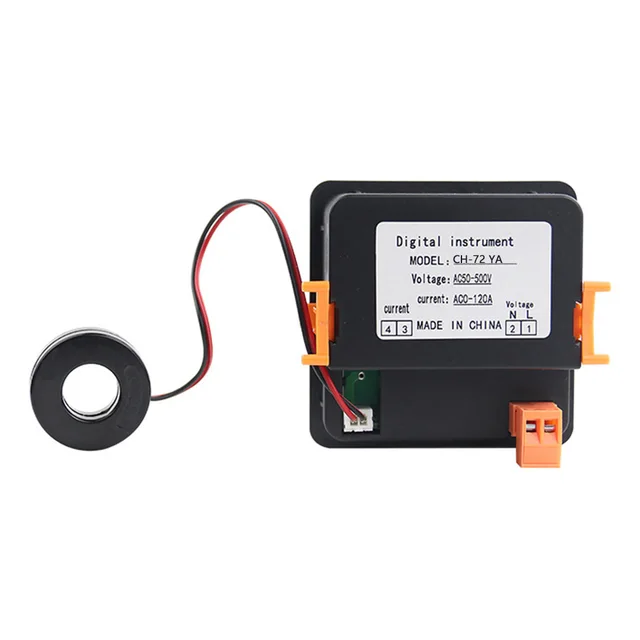 Voltmetro Analogico AC 0-500V - Per Quadri Elettrici | Pannello Quadrato