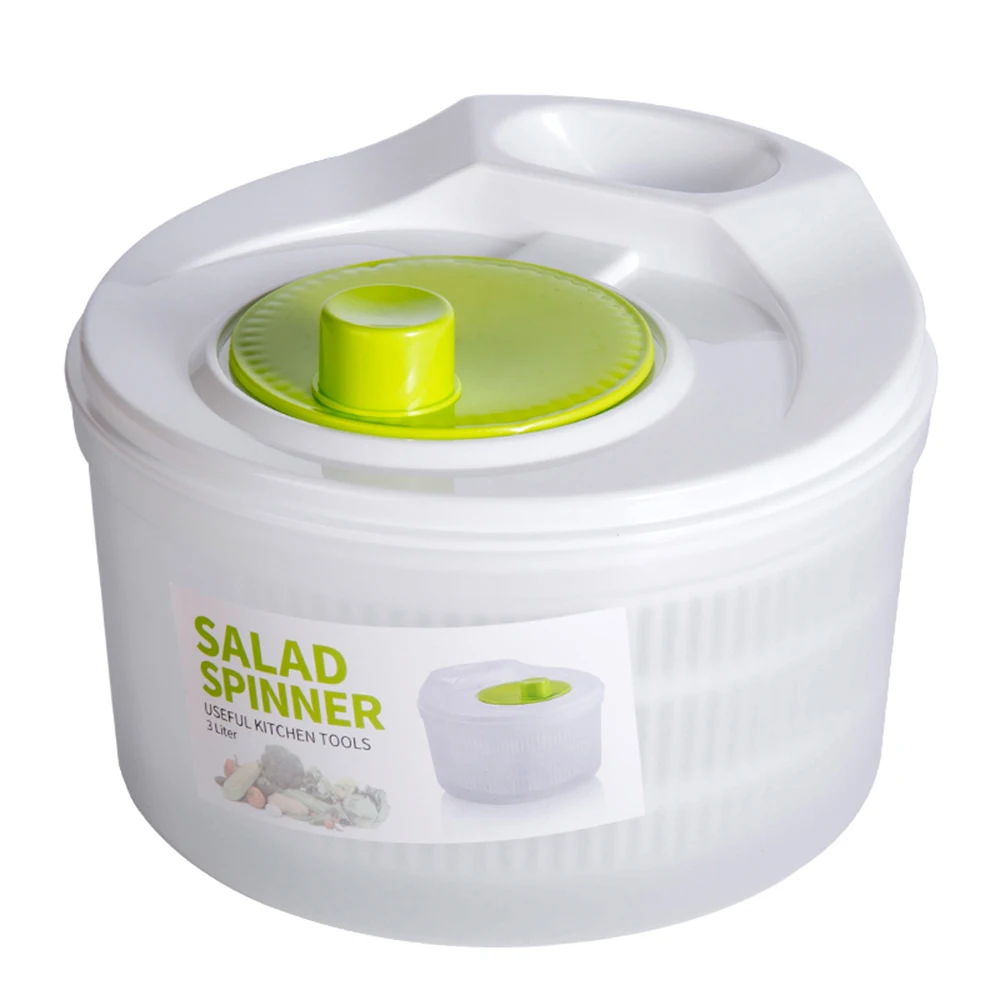 Salad Spinner Vegetable Lettuce Greens Dryer Washer Crisper Vegetable Centrifuge Salad Drying for Greens Kitchen Accessories salad spinner
