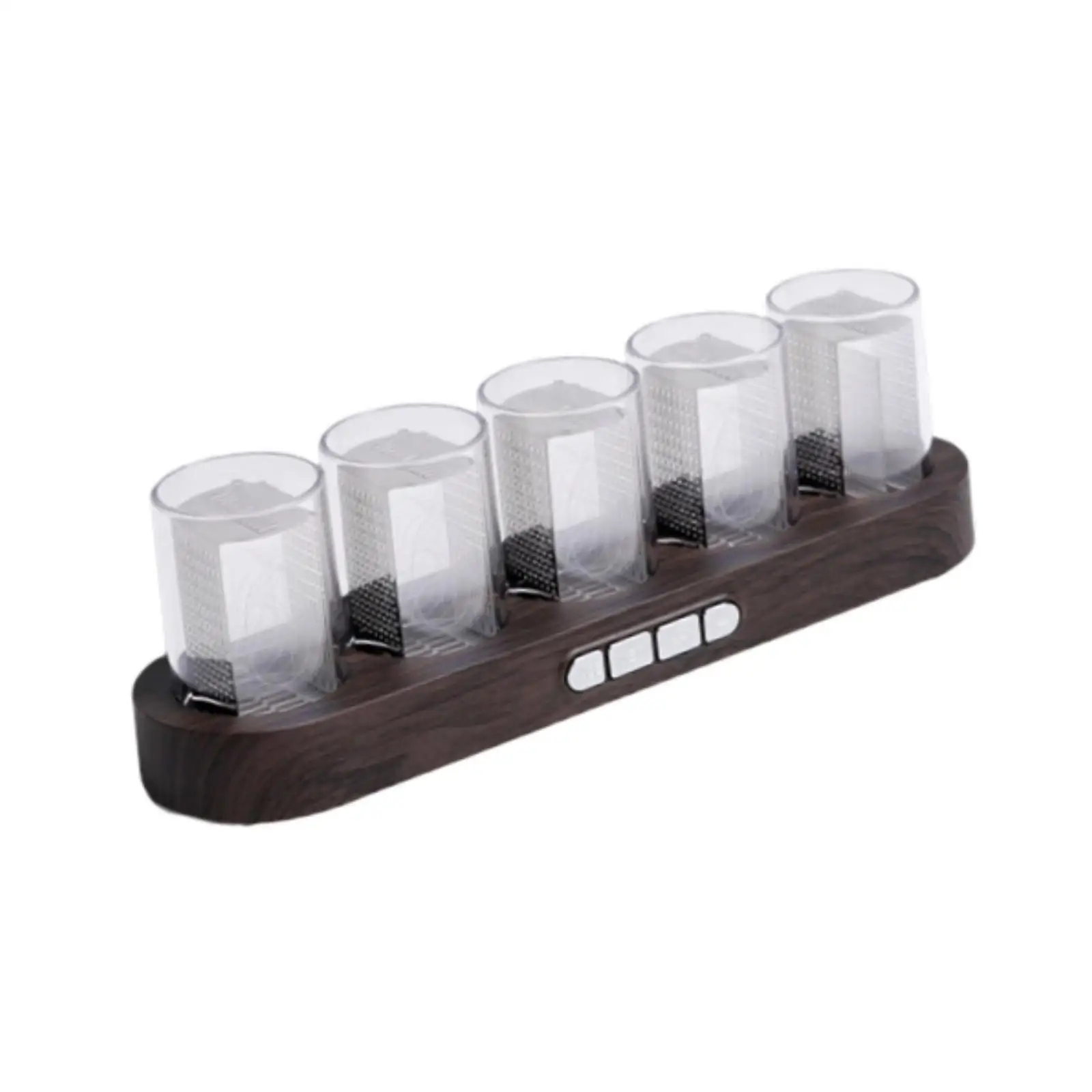Nixie Tube Clock Retro Design Creative USB Interface Multi Mode Adjustment Glow Tubes Analog Clock for Bedroom Bookshelf Nixie Tube Clock Retro Design Creative USB Interface Multi Mode Adjustment Glow Tubes Analog Clock for Bedroom Bookshelf