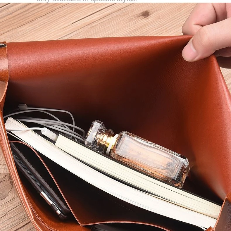 Leather File Folder for School Office file bag