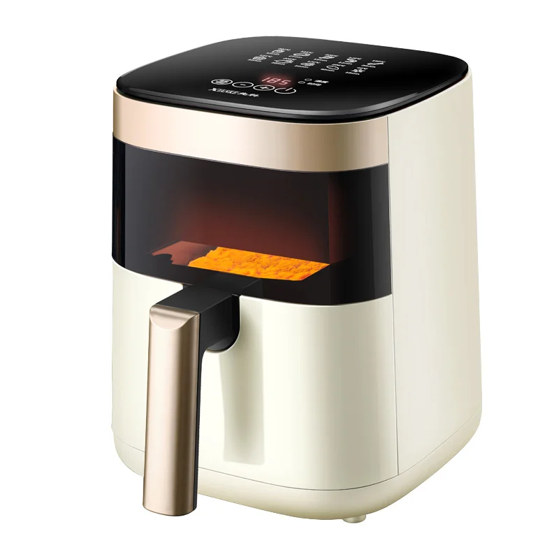Visual Air Fryer Household large-capacity multi-function fully automatic intelligent electric fryer oil-free fryer 5