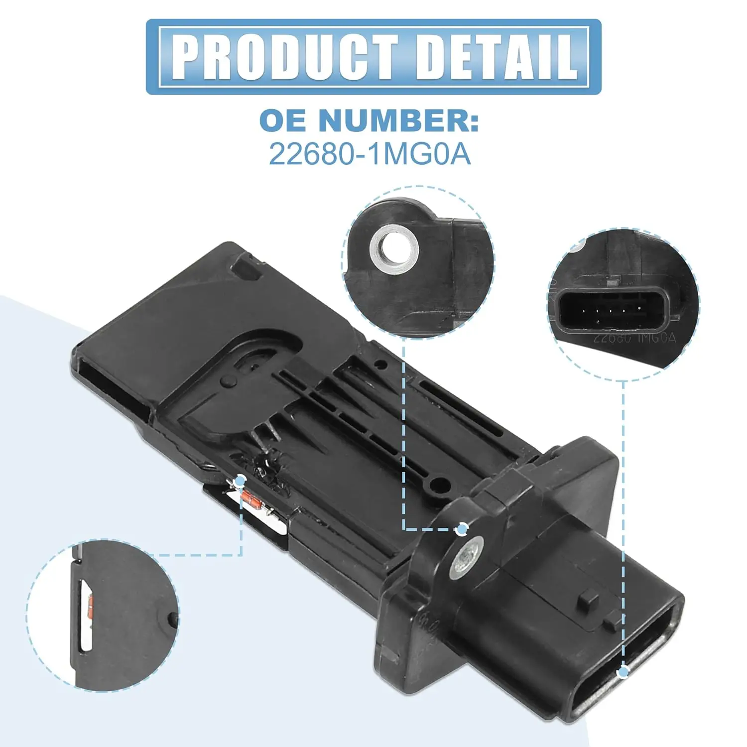   跮  MAF, ֻ Ʈ ǴƼ Q50 Q70 QX60 M35H 22680-1MG0A AFH60M-39 AF-NS04, 2013-2015