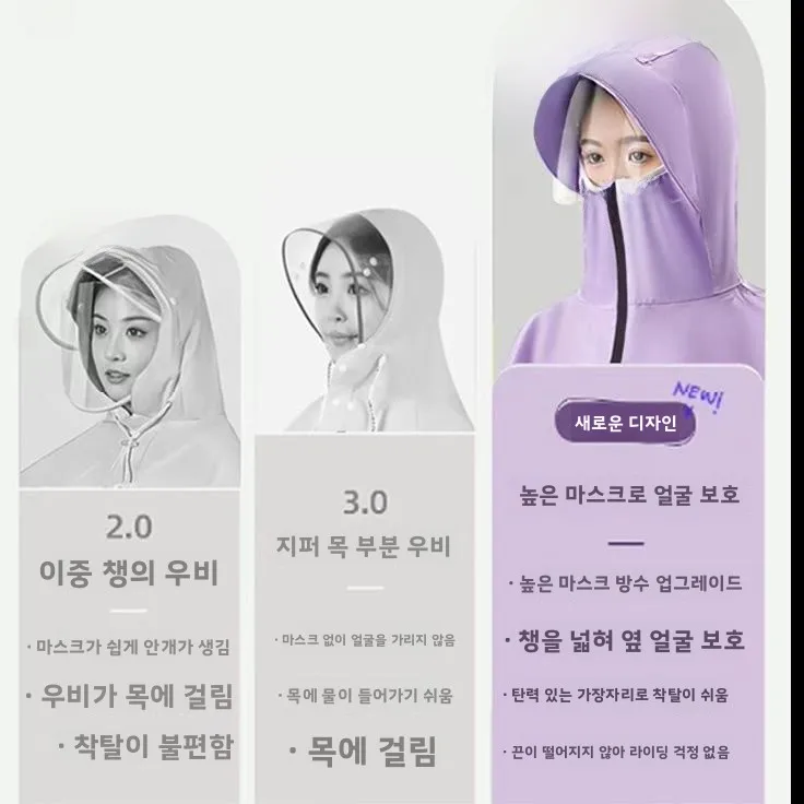 두꺼운 롱 버전 성인용 전기 자동차 레인코트 전신 오토바이 특수용 방수 옥스포드 천 자전거 레인코트