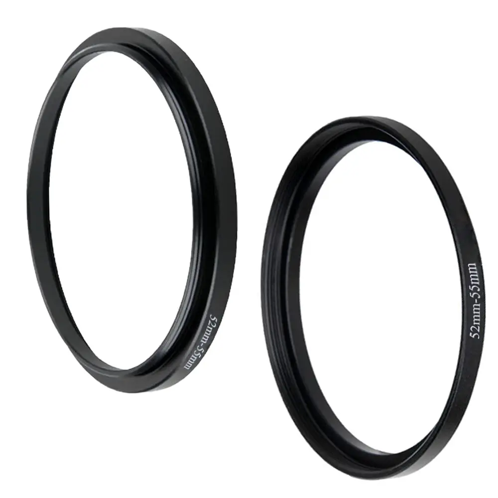 52mm 55mm Step Up Ring Lens Filter Adapter Ring 52 To 55 52 55mm Stepping Adapter Camera Adapter
