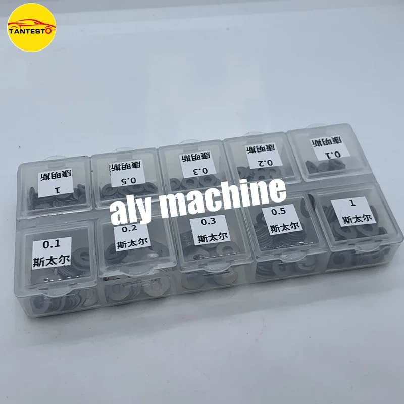 Injector Washer Shims TANTESTO 500PCS 3x7.2mm 4X9mm Diesel Common Rail Injector Pressure Adjusting Washer Gaskets for Cummins STR AOWEI