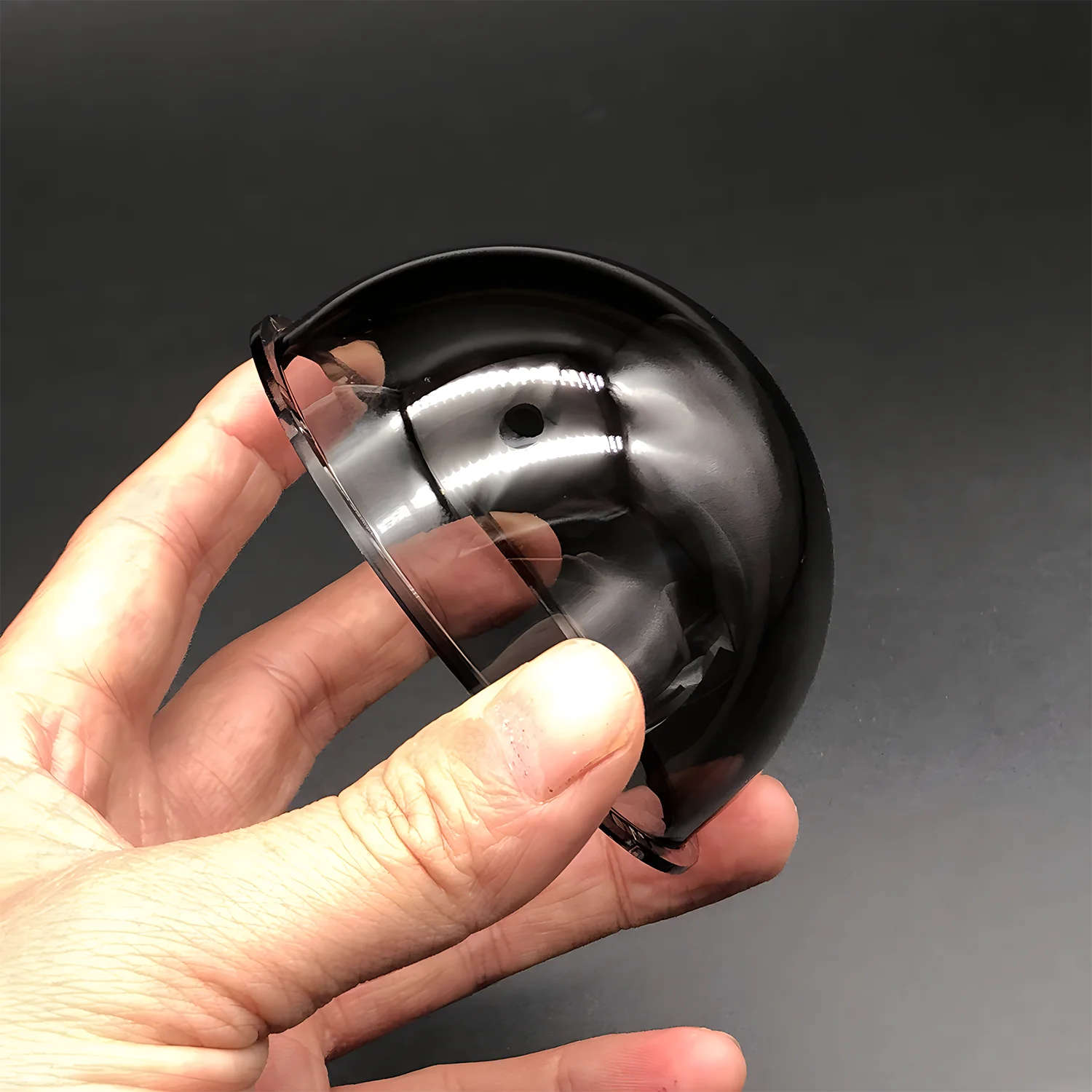 3.35"Dia x 1.77"H 85x45mm 3-Inch Polycarbonate Camera Protective Smoked Dome Cover for Hikvision Samsung CCTV Replacement