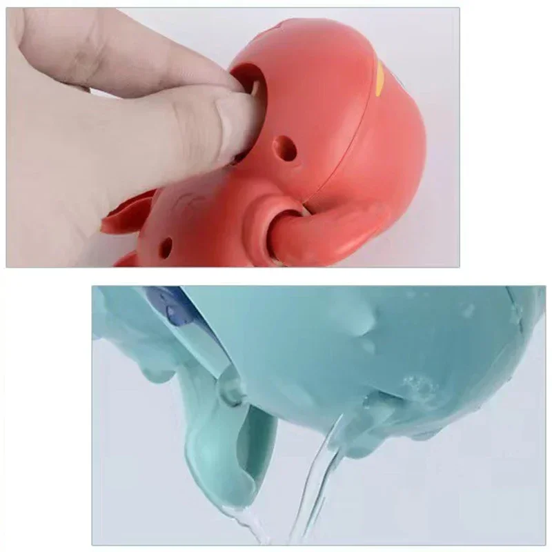 Baby Bath Toys Children Bathing Cute Swimming Turtle Water Playing Toy Clockwork Car Cartoon Vehicle Baby Bath Toy for Kids Gift 4