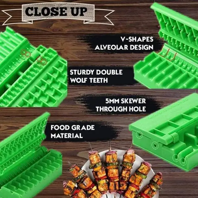 Multifunkcionális Grillezés Húros Artifakt Bbq Hús Nyárs Sertésgyártó Gép Marhahús -Húros Szerszámok Kiegészítők X3H6 - Image 3