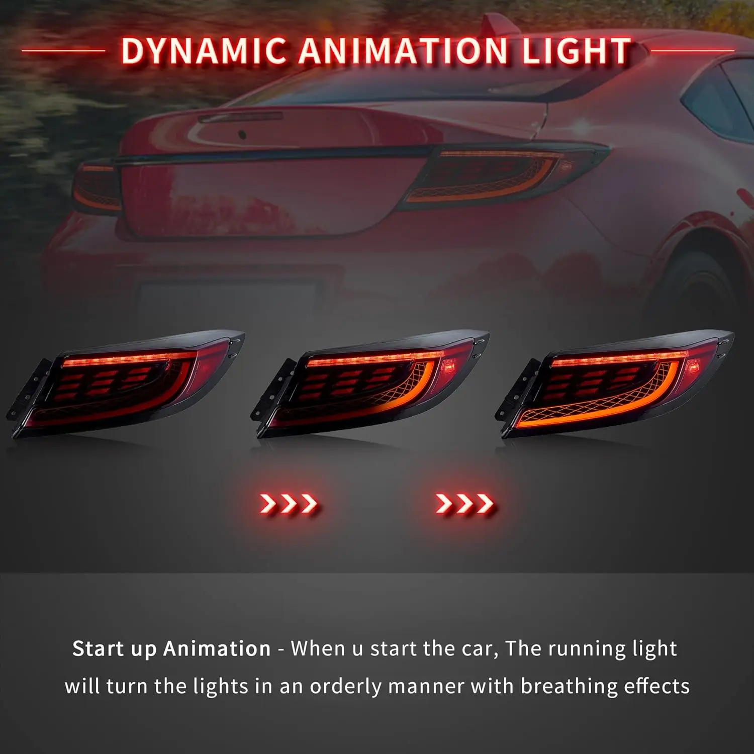LED Tail Lights For Toyota GR86 Subaru BRZ 2021-2024 2nd Gen ZN8