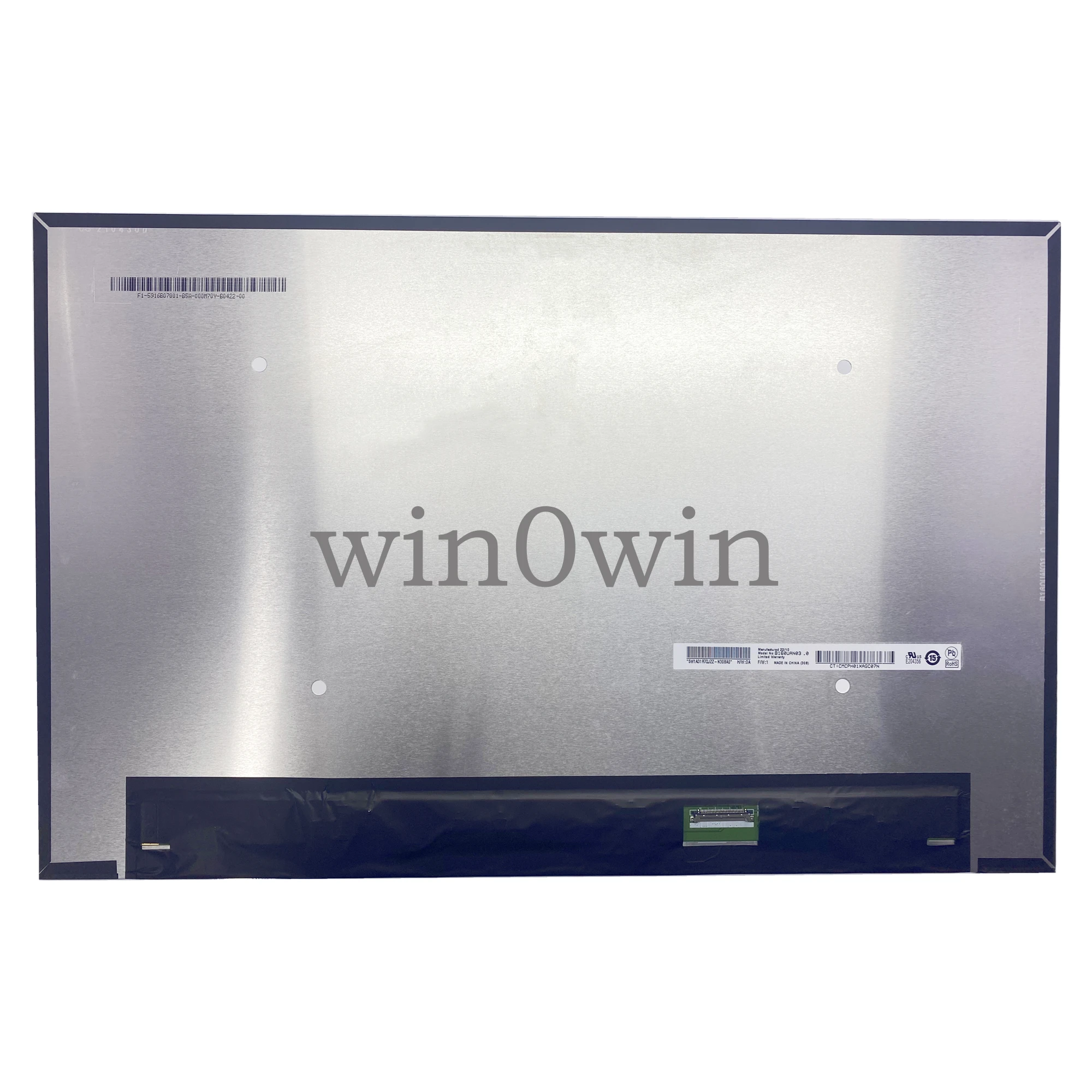 새 제품 B160UAN03.0 매트릭스 1920X1200 30핀 16인치 LCD LED IPS FHD 디스플레이 스크린 패널