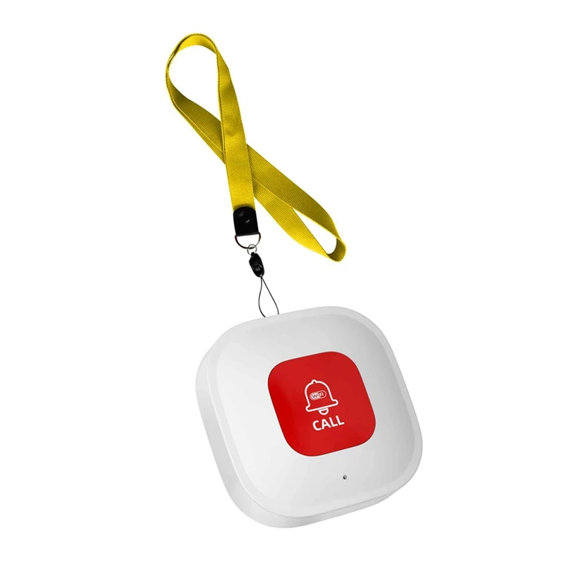 

Умная кнопка вызова SOS Tuya, беспроводной пейджер для ухода за пациентом, с Wi-Fi, телефонный предупреждающий передатчик, кнопка экстренного вызова для пациента