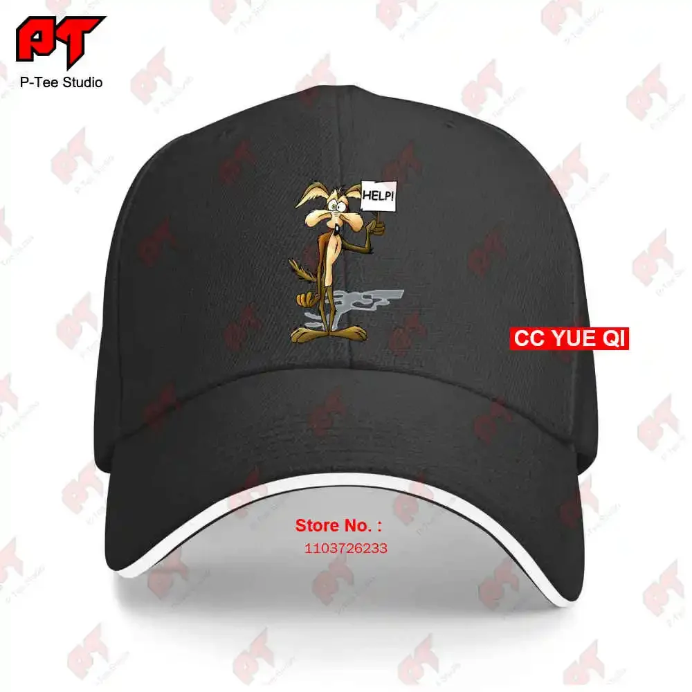 Willy Coyote Road Runner Cartone Cult-Help Baseball Caps Truck Cap WRQH
