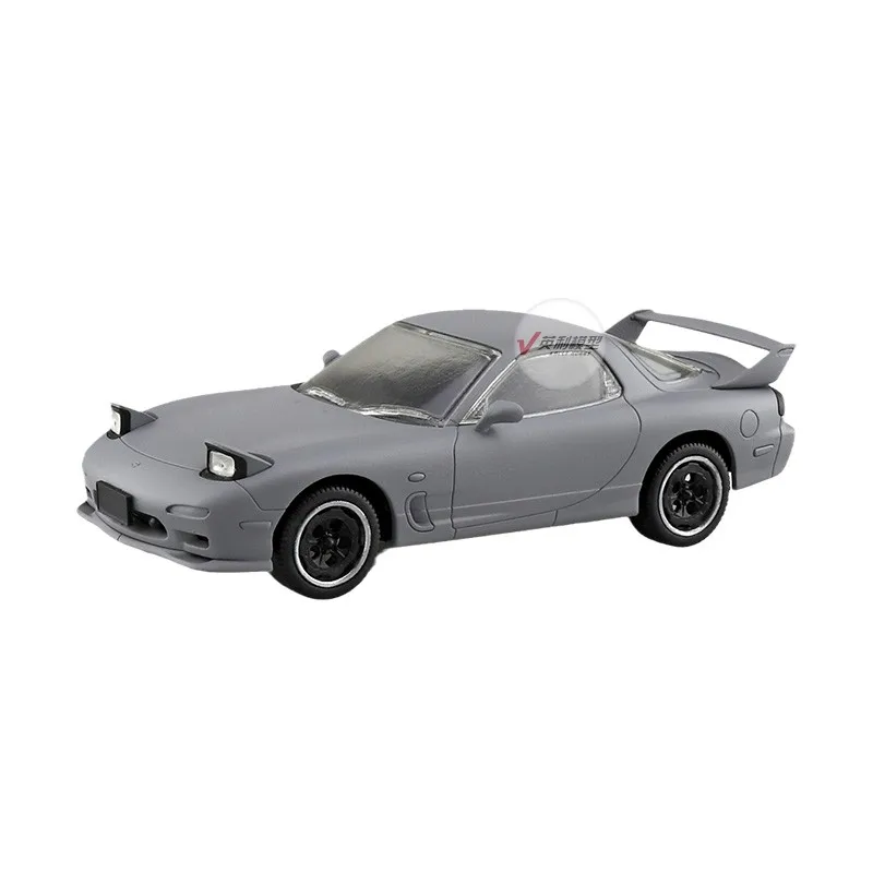 AOSHIMA 06550 RX-7 무접착제 색상 분리 정적 자동차 조립 모델 빌딩 키트, 성인용 취미 DIY, 1/32 체중계