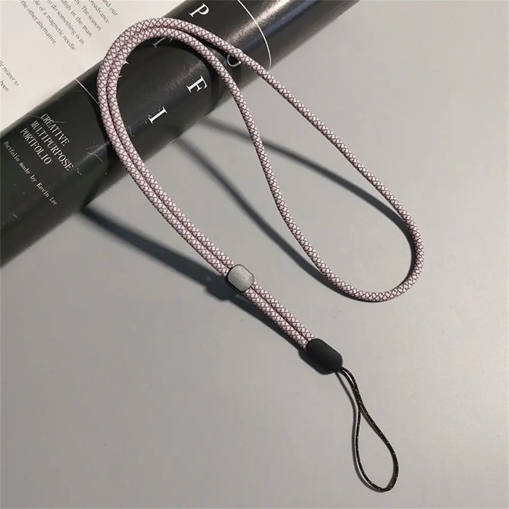 Adjustable Nylon Cell Phone Lanyard with Key Strap
