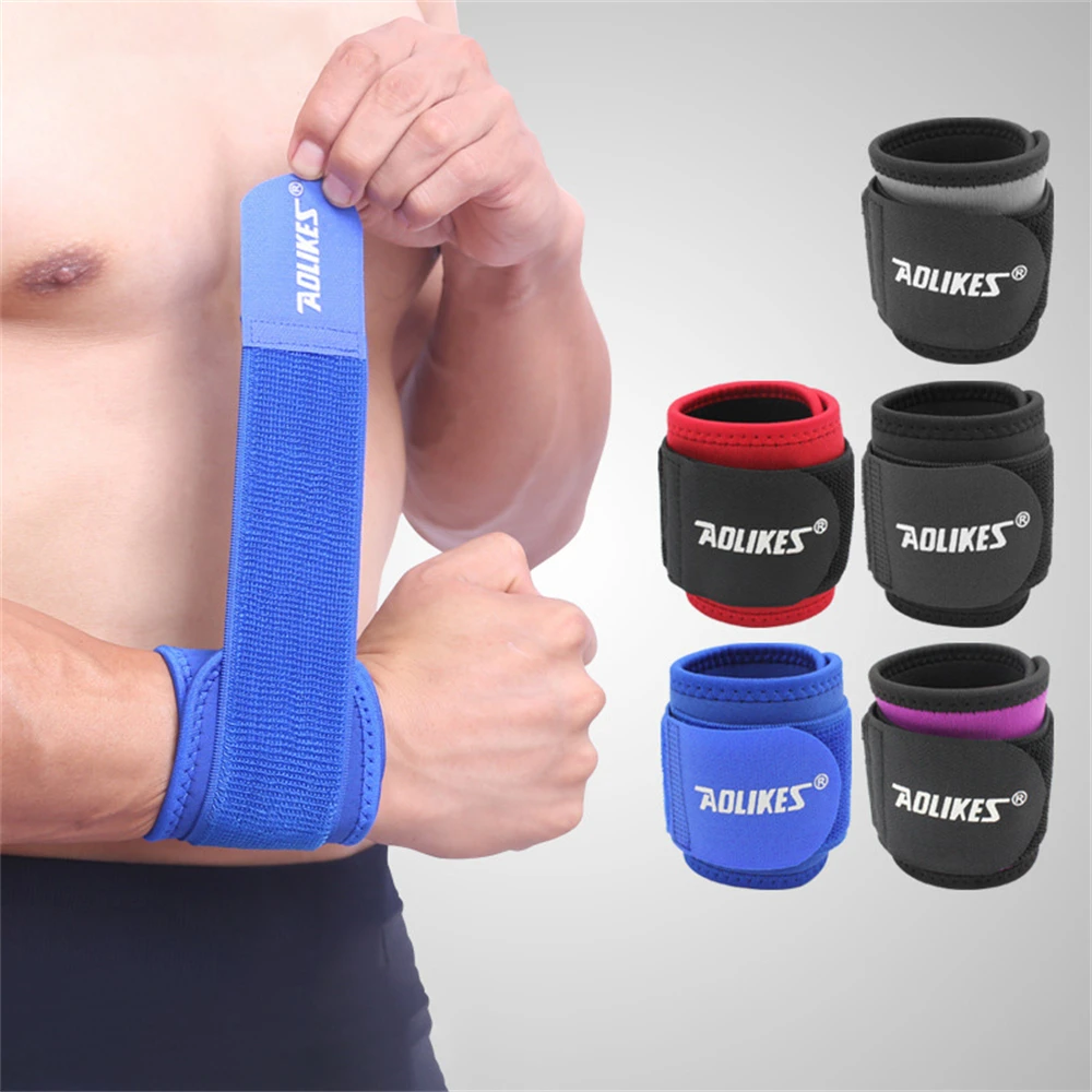 Wrist Support Brace Straps Wrist Wraps Bandage Fitness Compression Wristband Weight Lifting Gym Training Guard Protector
