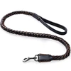 Heavy and Duty Large Dog Leash Genuine Leather Braided Dog Training Leash for Shepherd Medium Large Dogs Pet Supplies 4