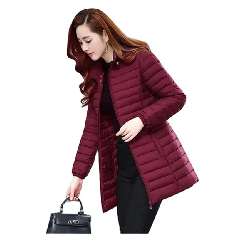 Winter Women Jacket Detachable Hooded Coat 2025 New Korean Thick Cotton Down Long Coat Women Slim Warm Female Outwear Tops 6XL 1