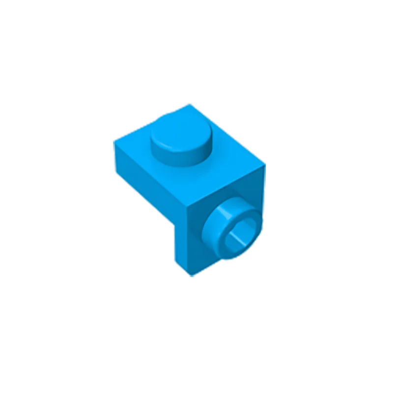 Gobricks 10pcs MOC 36841 브래킷 1X1 - 1X1 빌딩 블록 부품 조립 DIY 빌딩 블록 교육 기술 부품 장난감