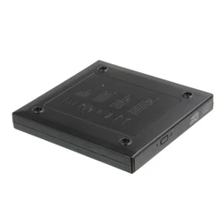 Slim External CD DVD Drive with USB 2.0 Connectivity (Black)