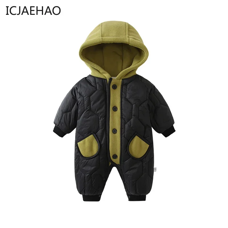 Christmas Rompers for Girls Boys Newborn Baby Xmas Coats Costume Children Fur Jumpsuit Deer Toddler Winter Clothes from 3-18m