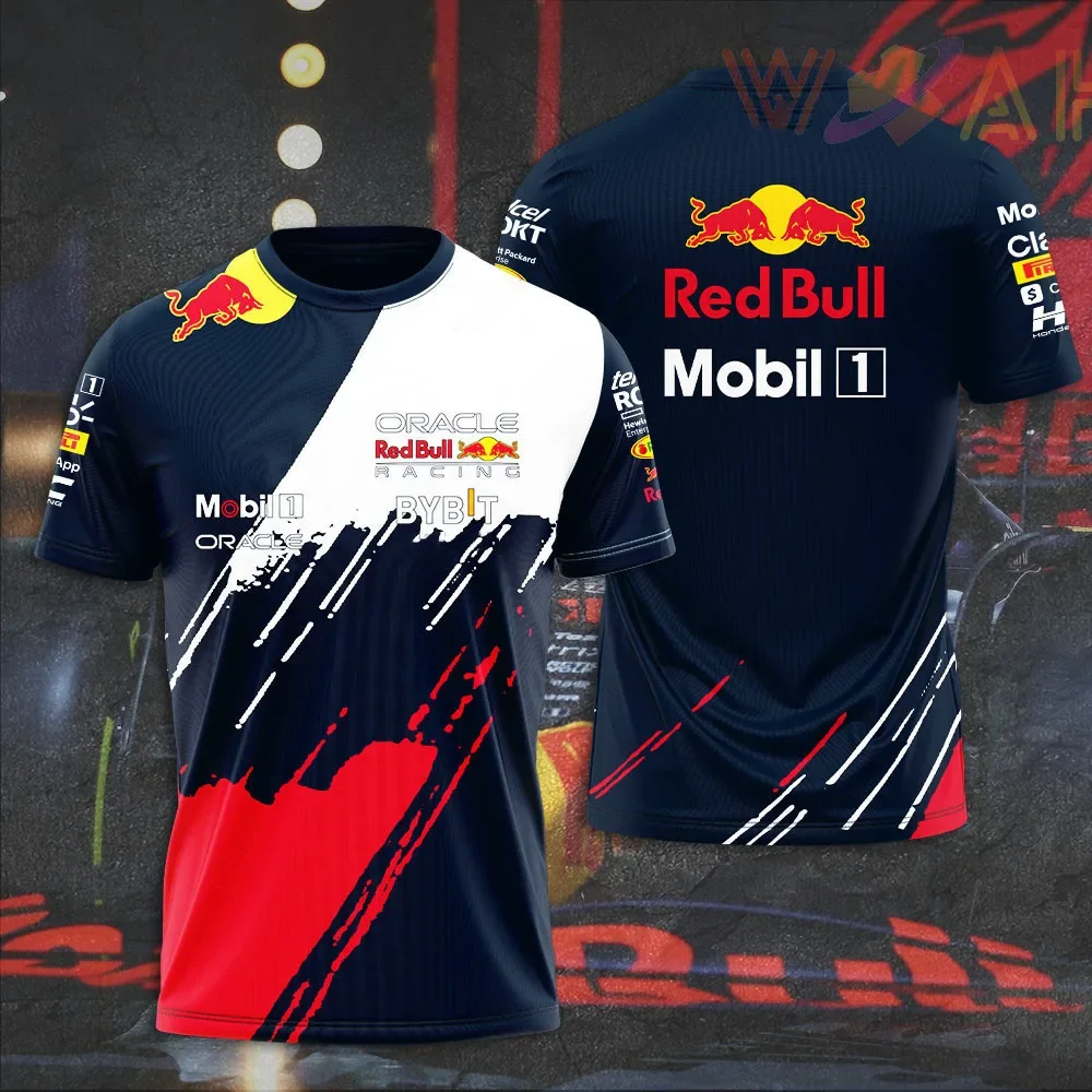 2025 Men’s Red Bull Sports T-Shirt – Racing & Cycling Training Top 4