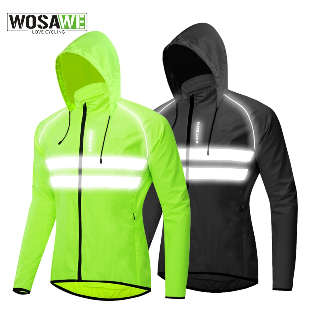 WOSAWEWindproofCyclingJacketsHoodedMenRidingWaterproofCycle
