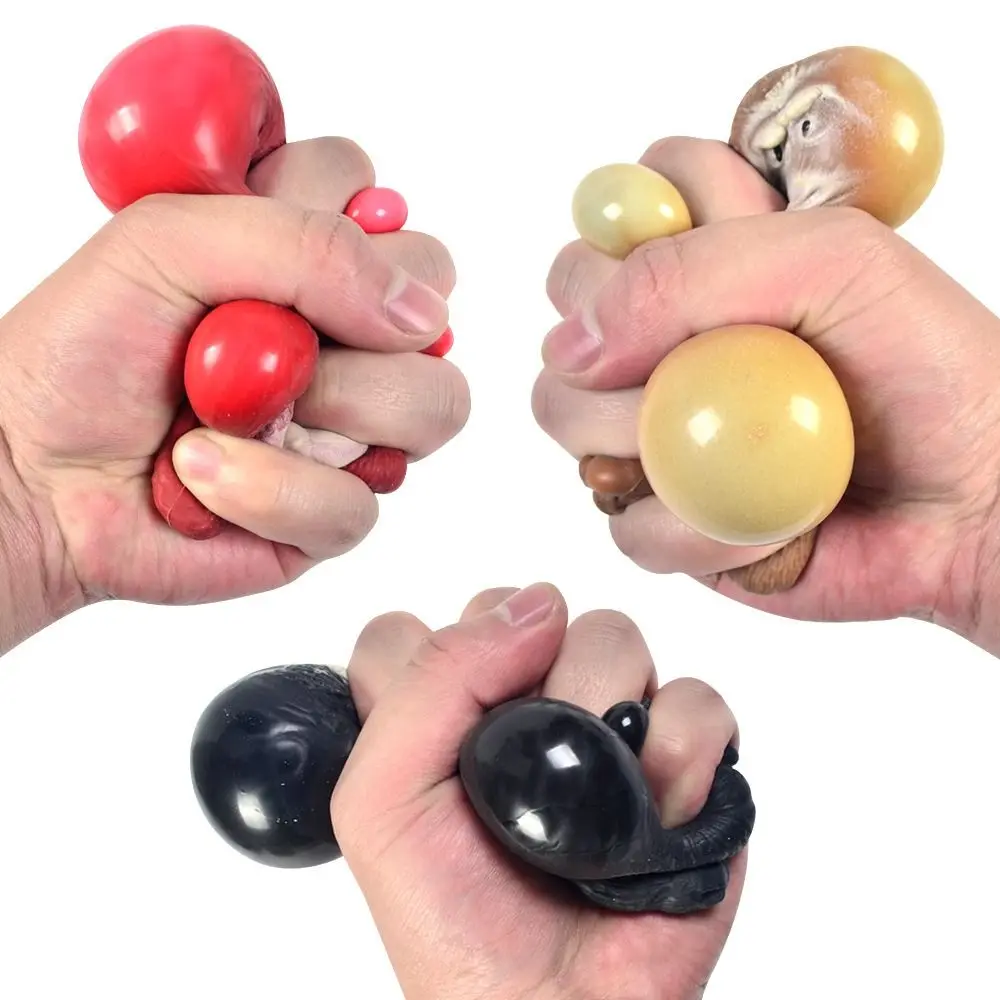 Funny Giant Gorilla Soft Rubber Toys Lala Happy Decompression Squishy Elastic Monkey Doll Creative Stress Relief Toys Gifts 2