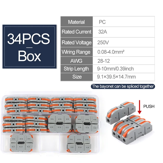 34PCS With Box