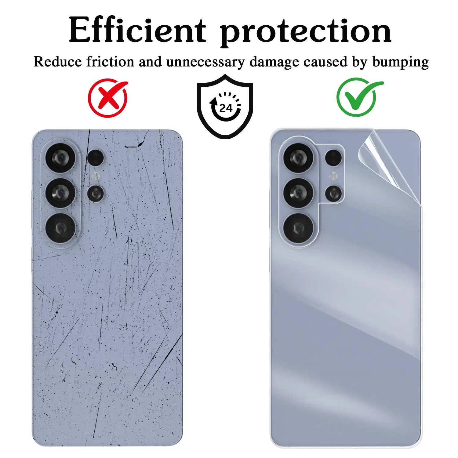 1-4Pcs Frosted Soft TPU Hydrogel Films Back Screen Protectors