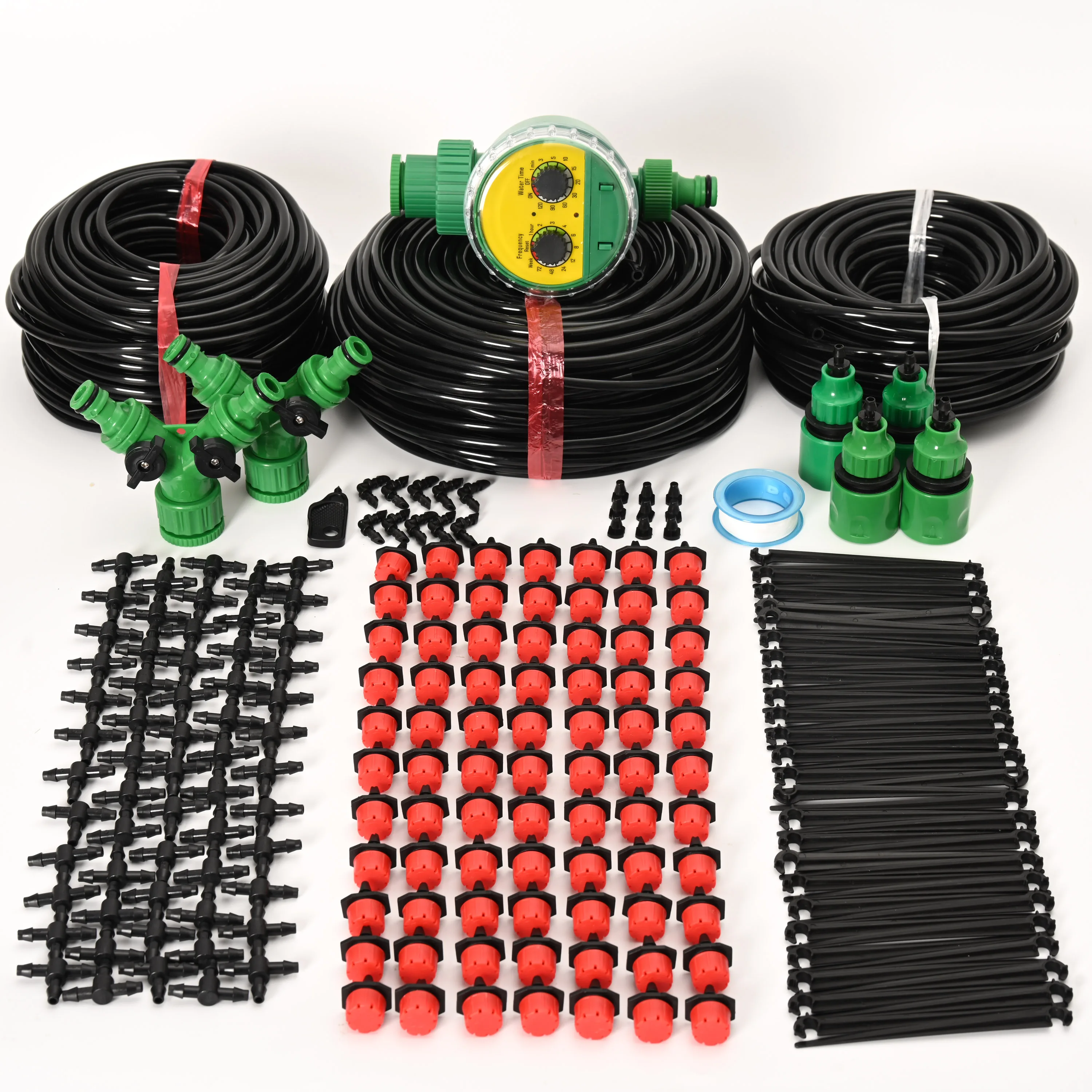 diy irrigation kit 50M Self Automatic Drip Irrigation System Garden Watering System Water  Plant Watering Kit Irrigation Drippers Mist Set best sprinkler system kit