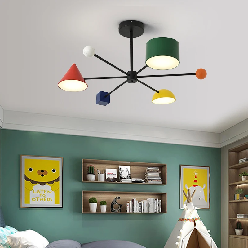 

Decorative Lighting Fixtures for Children's Rooms Simple Living Rooms Bedrooms Balconies Ceiling Lights Various Colors 90~240v