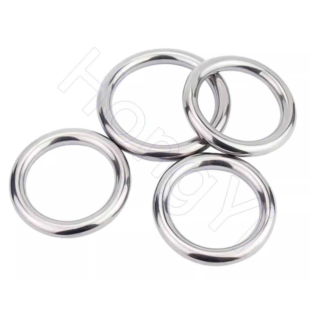 2 Anelli A O In Acciaio Inossidabile 304, 10,2 Cm, Saldati E Resistenti, Multiuso Per Macramè, Bricolage, Campeggio E Guinzagli