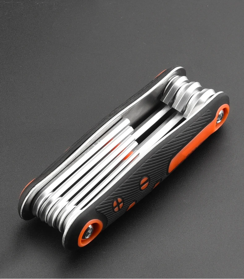Description Picture 4 of itemFolding Hex Wrench Set Metric Inch Star Screwdriver Universal Internal 6 Angle Torque Wrench Hand Tools Multi-tool Allen Keys