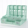 Thickened Document Rack Multi-layer Four-column File Frame Office Supplies Storage Rack File Storage Rack Desk Book Stand 5