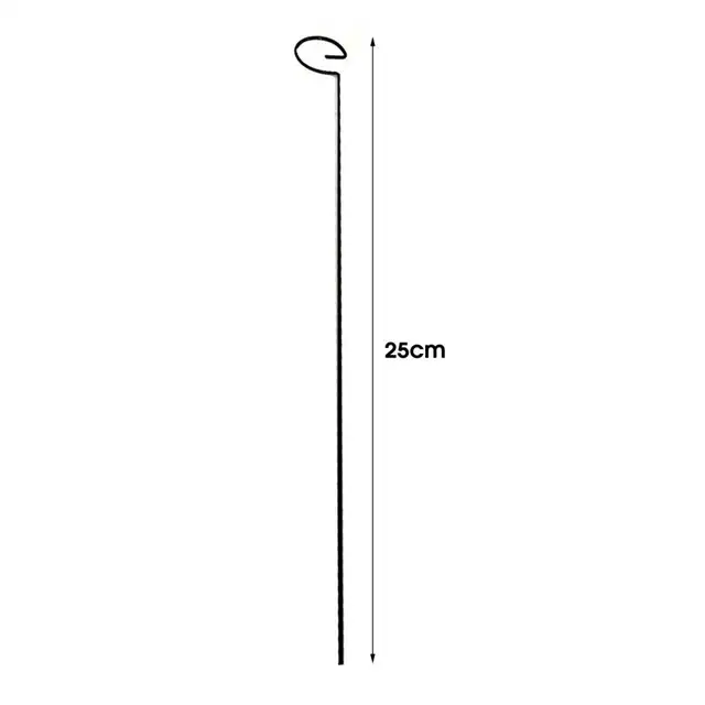 5Db Növényi Növekedés Pólus Tét Fém Egy Szár Tartó Állvány Virágok Zöldségek Szőlő Gyűrű Kerti Rácsos - Image 6