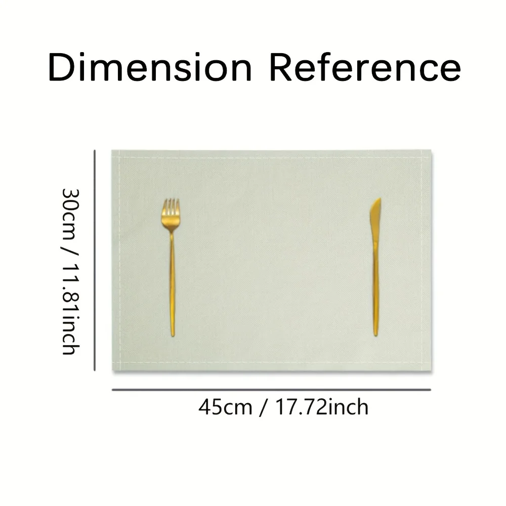 Golden Bells Christmas Placemats 6
