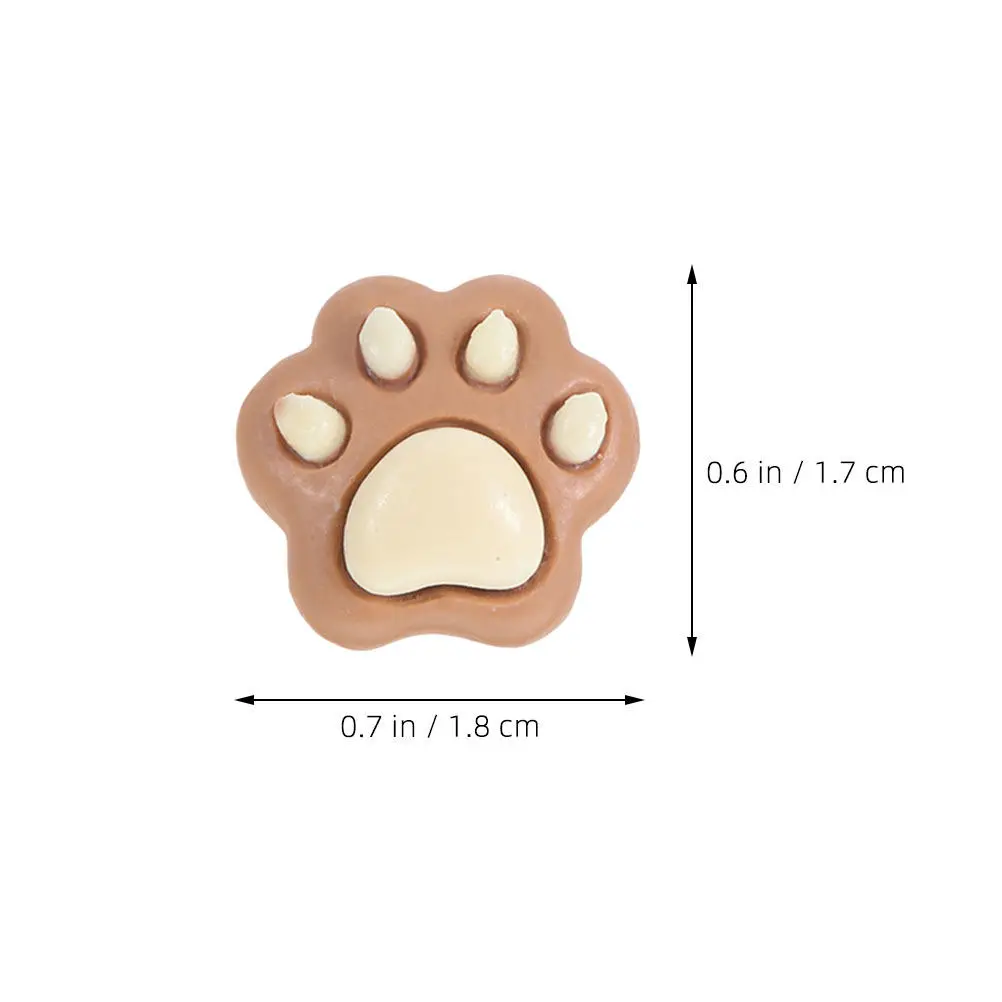 50Pcs 고양이 발 모양의 압정 귀여운 장 푸시 핀 코르크 보드 사진 벽 메모 게시판 사무실 교실 사용