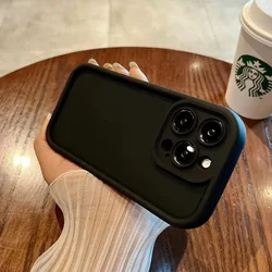 Premium Candy Color Silicone Shockproof Phone Case Cover for 7 8 Or SE 2020 (Black)