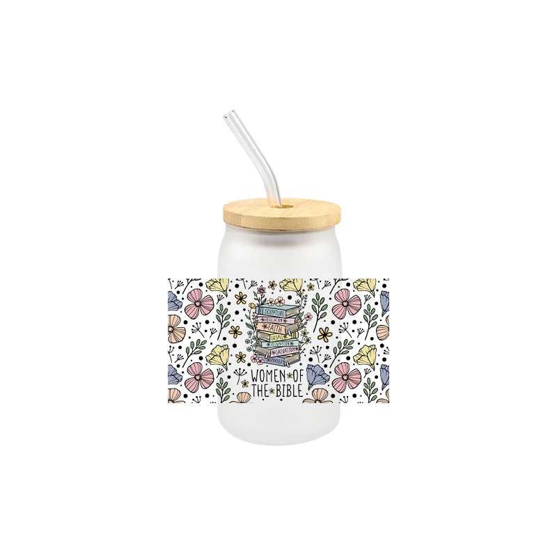 3D Fashionable Books Themem Series UV DTF Transfer Sticker Wraps 16 OZ Cup Durable Adhesive High Quality DIY 3d stickers cup wraps 3d wall stickers uv dtf wrap transfer