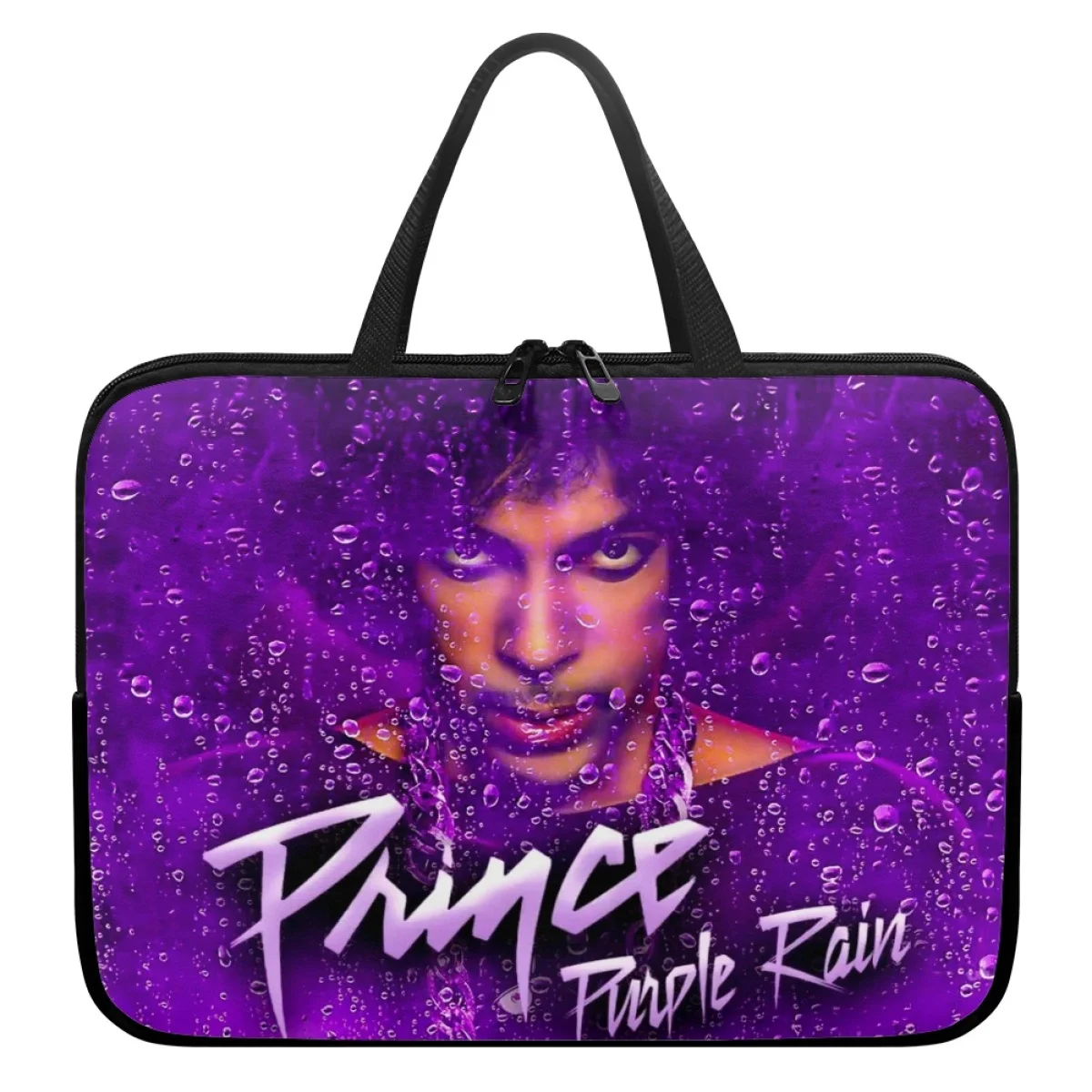 Prince Purple Rain Laptop Sleeve Case 13 14 15 16 17 Inch For Notebook Bag Rock Music Carrying Bag Shockproof Case for Men Women