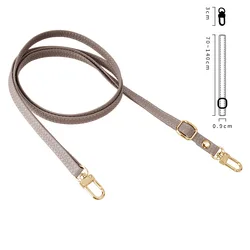 Universal Leather Crossbody Cell Phone Lanyard with Adjustable Neck and Shoulder Strap (Grey)